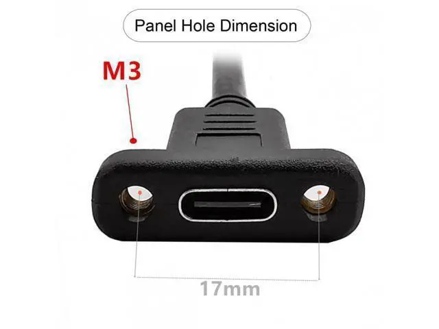 Alt view image 5 of 5 - HKCY UC-049-RI 90 Degree LeftRight Angled USB-C USB 3.1 Type C Male to Female Extension Data Cable 30cm