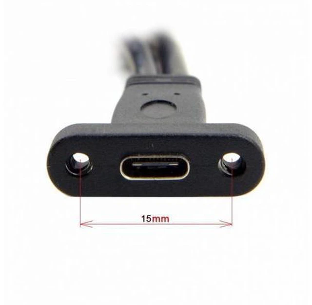 Alt view image 5 of 7 - 5Gbps Single Port USB 3.1 Type-C USB-C Female to USB 3.0 Motherboard 19pin Header Cable 40cm