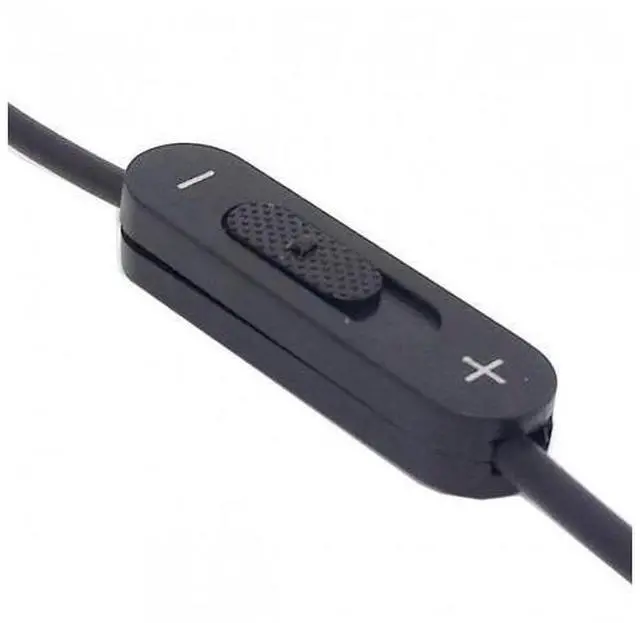 Alt view image 5 of 7 - HKCY CA-004 Black 3.5mm Stereo Male to Double 3.5mm Female Audio Headphone Y Splitter Cable with Volume Switch