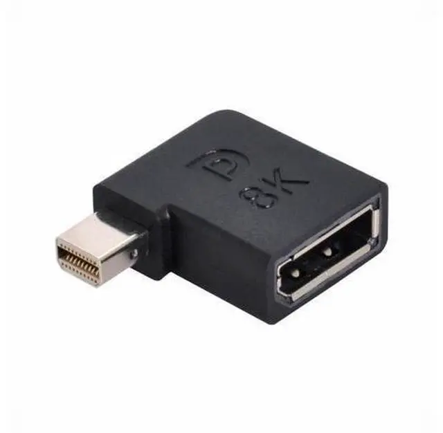Main image of Angled Mini DisplayPort 1.4 Male to DP Female 8K 60hz Adapter Ultra-HD UHD 4K 144hz 7680*4320 for Video PC Laptop Monitor