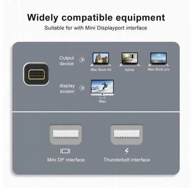 Alt view image 7 of 7 - Angled Mini DisplayPort 1.4 Male to DP Female 8K 60hz Adapter Ultra-HD UHD 4K 144hz 7680*4320 for Video PC Laptop Monitor