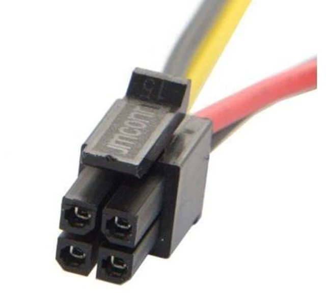 Alt view image 4 of 7 - HKCY PW-042 ATX Molex Micro Fit Pitch 3.0mm 4Pin Male to Open Wire Power Adapter Cable 15cm 20AWG UL1007