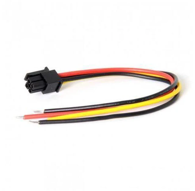 Alt view image 6 of 7 - HKCY PW-042 ATX Molex Micro Fit Pitch 3.0mm 4Pin Male to Open Wire Power Adapter Cable 15cm 20AWG UL1007