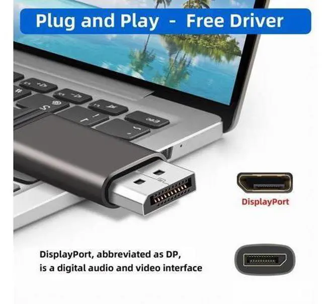 Alt view image 3 of 7 - Angled Mini DisplayPort 1.4 Male to DP Female 8K 60hz Adapter Ultra-HD UHD 4K 144hz 7680*4320 for Video PC Laptop Monitor