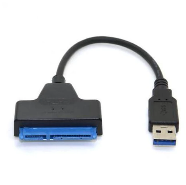 Alt view image 4 of 7 - SM Super speed 5Gbps USB 3.0 to SATA 22 Pin Adapter Cable for 2.5" Hard disk driver SSD