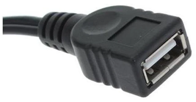 Alt view image 3 of 7 - Black Micro USB 2.0 OTG Host Flash Disk Cable with Micro USB U2-166