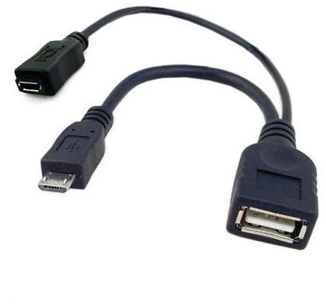 Alt view image 5 of 7 - Black Micro USB 2.0 OTG Host Flash Disk Cable with Micro USB U2-166