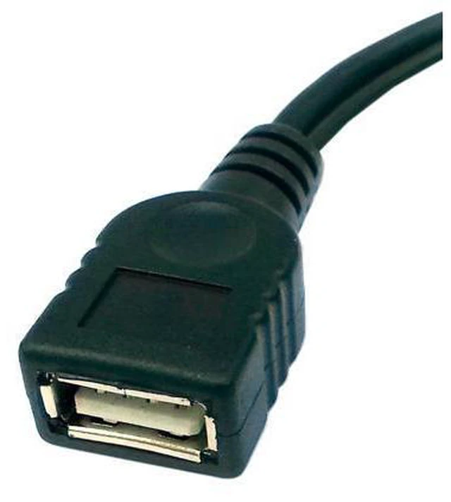 Alt view image 7 of 7 - Black Micro USB 2.0 OTG Host Flash Disk Cable with Micro USB U2-166