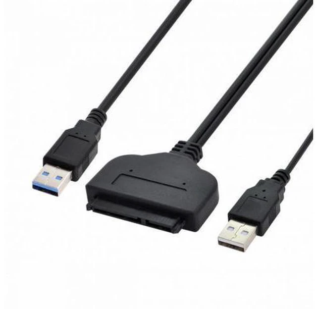 Alt view image 6 of 7 - USB 3.0 to SATA 22Pin 2.5" Hard disk driver Adapter With extral USB Power cable