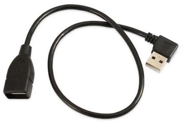 Alt view image 3 of 7 - SM 480M USB 2.0 Right Angled 90 degree A type male - Female extension cable 40cm