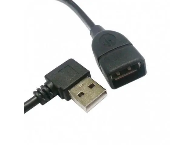 Alt view image 7 of 7 - SM 480M USB 2.0 Right Angled 90 degree A type male - Female extension cable 40cm