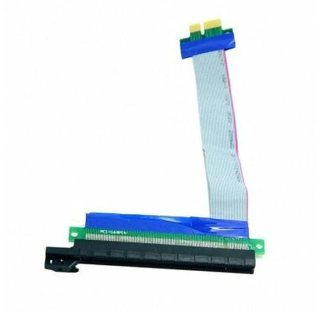 Main image of PCI-E Express 1x to 16x Extension Flex Cable Extender Converter Riser Card Adapter 20cm EP-060