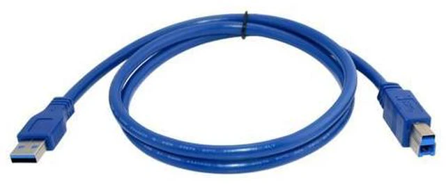Alt view image 2 of 6 - New USB 3.0 Standard A Type Male to B Type Male cable 1m For external Hard disk U3-002-1.0M