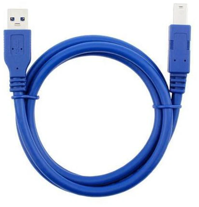 Alt view image 3 of 6 - New USB 3.0 Standard A Type Male to B Type Male cable 1m For external Hard disk U3-002-1.0M