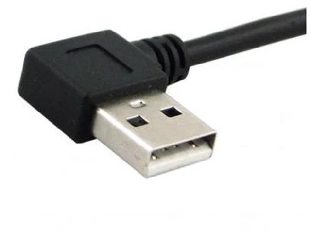 Alt view image 3 of 4 - 480M USB 2.0 Left Angled 90 degree A type male to Female extension cable 40cm U2-002-LE-0.4M