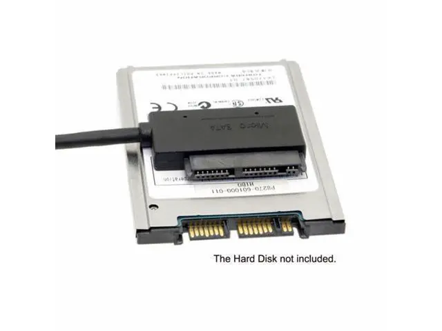 Alt view image 3 of 7 - USB 3.0 to Micro SATA 7+9 16 Pin 1.8" 90 Degree Angled Hard Disk Driver SSD Adapter Cable 10cm