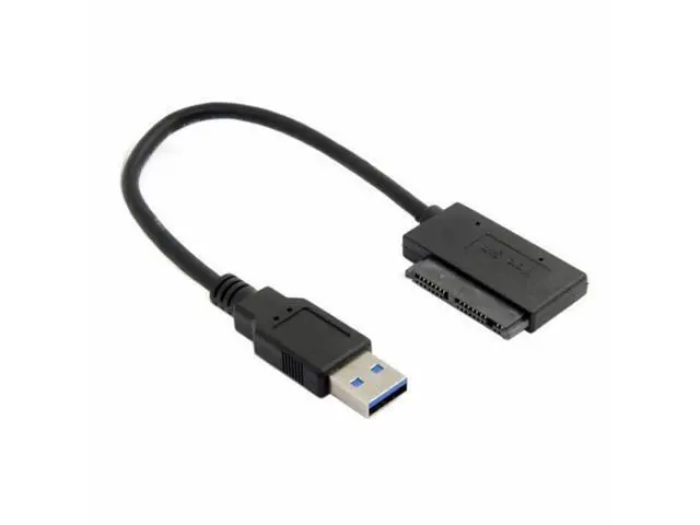 Alt view image 4 of 7 - USB 3.0 to Micro SATA 7+9 16 Pin 1.8" 90 Degree Angled Hard Disk Driver SSD Adapter Cable 10cm
