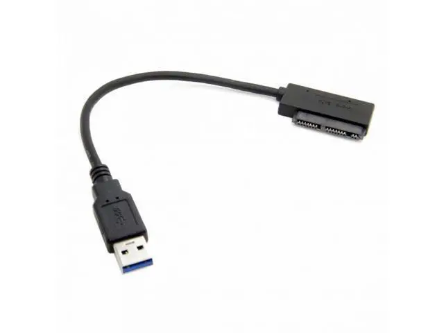 Alt view image 6 of 7 - USB 3.0 to Micro SATA 7+9 16 Pin 1.8" 90 Degree Angled Hard Disk Driver SSD Adapter Cable 10cm