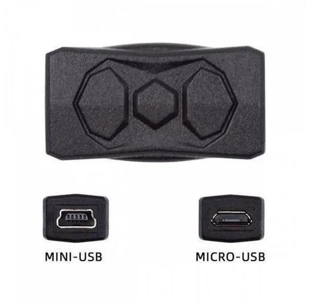Alt view image 4 of 7 - 3pcs/lot Micro USB 2.0 to Mini USB 5Pin Male to Female Extension Data Power Adapter