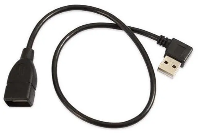 Main image of 480M USB 2.0 Right Angled 90 degree A type male - Female extension cable 40cm U2-002-RI-0.4M