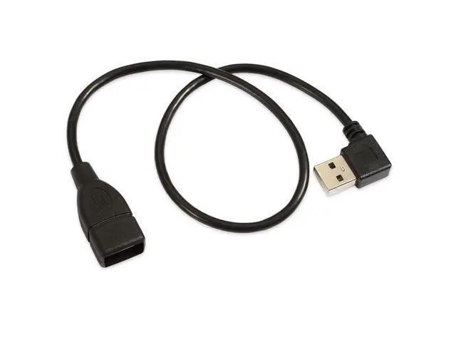 Alt view image 4 of 5 - 480M USB 2.0 Right Angled 90 degree A type male - Female extension cable 40cm U2-002-RI-0.4M
