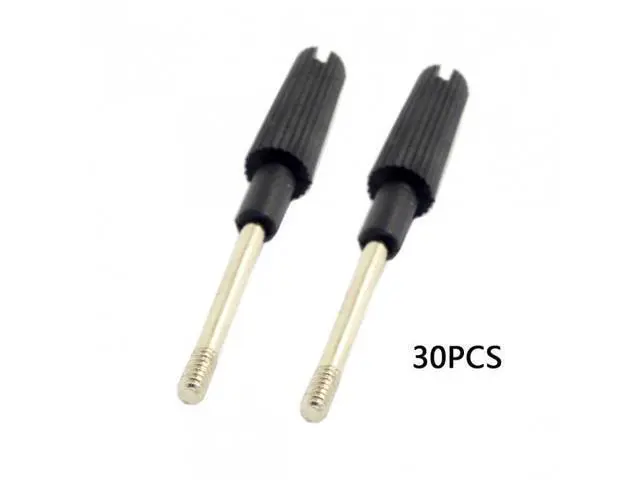Alt view image 7 of 7 - SM 30pcs Thumb Screws #4-40 UNC 47mm Length Stainless Steel Overmold for Computer Cable