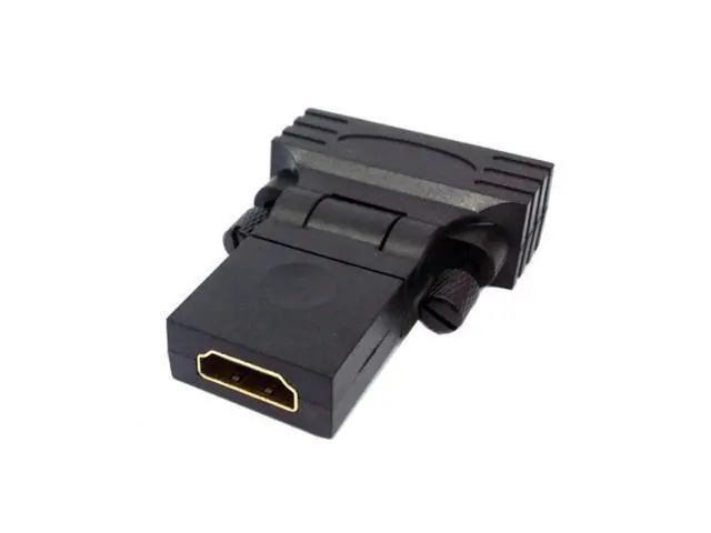 Alt view image 4 of 7 - HKCY HD-021 1080p DVI male to HDMI Female 360 degree Rotating Swivel Adapter for HDTV Video Card