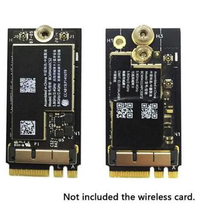 Alt view image 5 of 7 - SM BCM94360CS2 BCM943224PCIEBT2 Wireless Card to NGFF M.2 Key A/E Adapter for Macbook OS