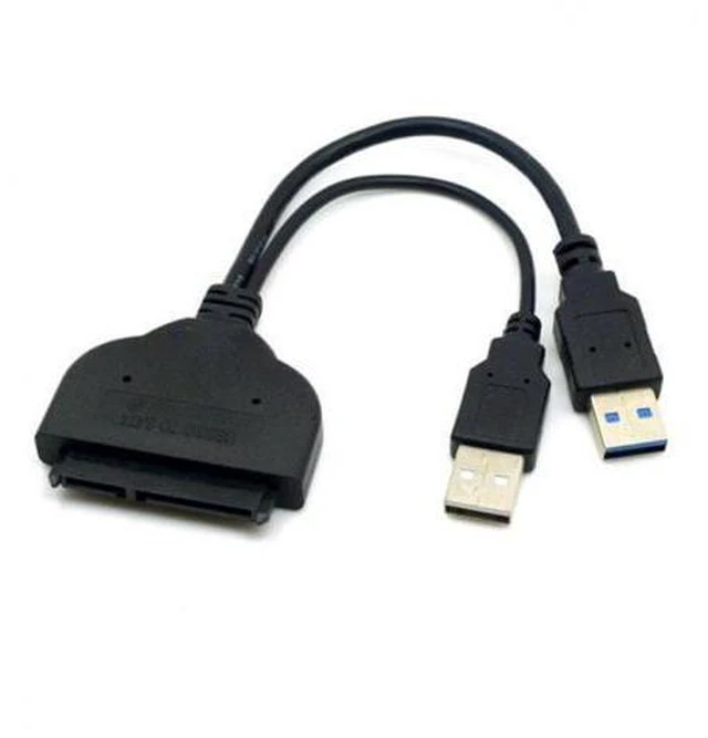 Alt view image 4 of 5 - HKCY U3-067+SA-076 1set USB 3.0 to SATA 22PinSATA to Micro SATA Adapter for 1.8" 2.5" Hard Disk Driver With Extral USB Power Cable