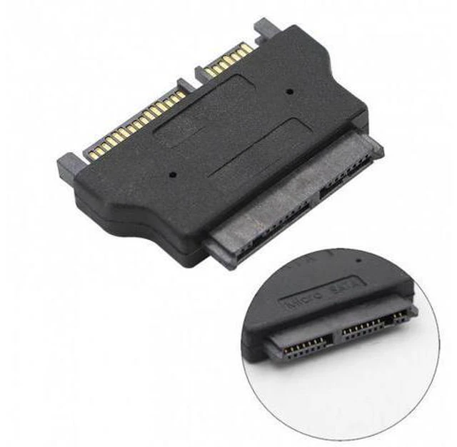 Alt view image 6 of 7 - HKCY U3-067+SA-006 1set USB 3.0 to SATA 22PinSATA to 16Pin Micro SATA Adapter for 1.8" 2.5" Hard Disk Driver With Extral USB Power Cable