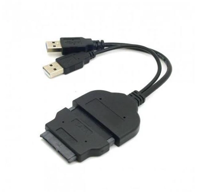 Alt view image 5 of 7 - HKCY U3-067+SA-006 1set USB 3.0 to SATA 22PinSATA to 16Pin Micro SATA Adapter for 1.8" 2.5" Hard Disk Driver With Extral USB Power Cable