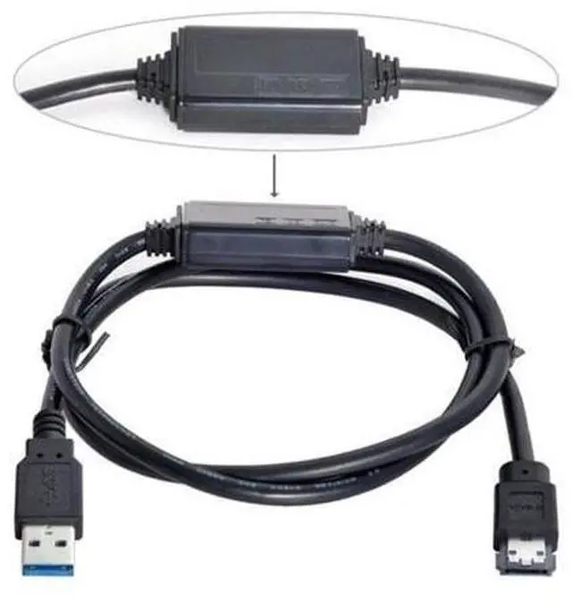 Main image of SM USB 3.0 to Power Over eSATA DC5V Adapter USB2.0 to HDD/SSD/ODD eSATAp Converter