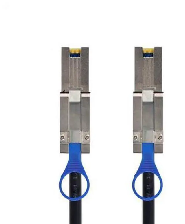 Alt view image 2 of 7 - SM 1m External Mini SAS 4x SFF-8088 to SFF 8088 Data Raid Cable