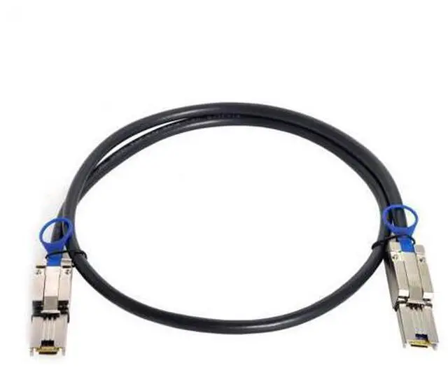 Alt view image 6 of 7 - SM 1m External Mini SAS 4x SFF-8088 to SFF 8088 Data Raid Cable