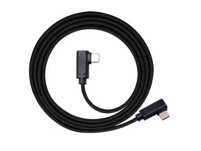 Alt view image 2 of 7 - USB-C Type-C to Type-C Cable Gen2 10Gbps 65W Dual 90 Degree Left Right Angled Type