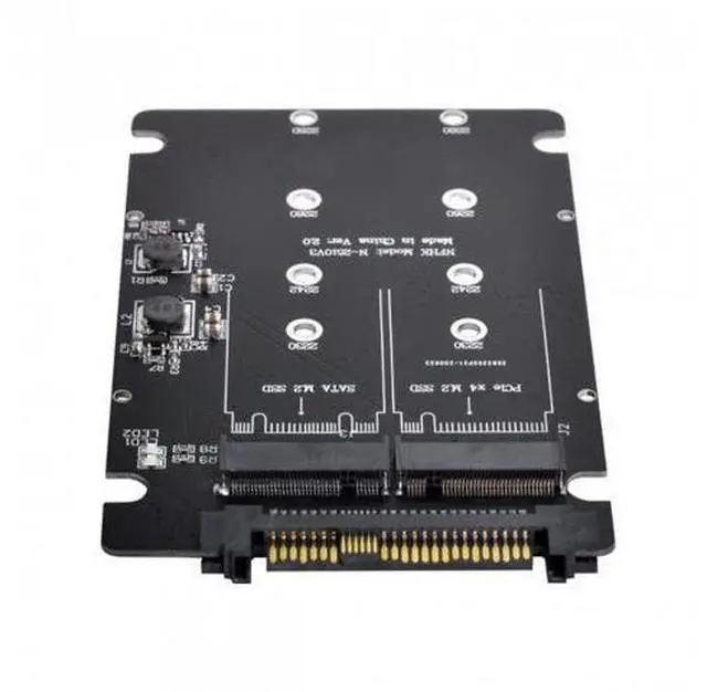 Alt view image 2 of 7 - HKCY SA-026 SFF-8639 NVME U.2 to Combo NGFF M.2 M-key SATA PCIe SSD Adapter for Mainboard Replace SSD 750 p3600 p3700