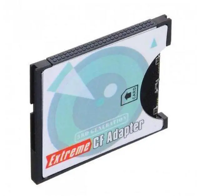 Alt view image 2 of 7 - SM Camera SD SDHC SDXC to High-Speed Extreme Compact Flash CF Type I Memory Card Adapter