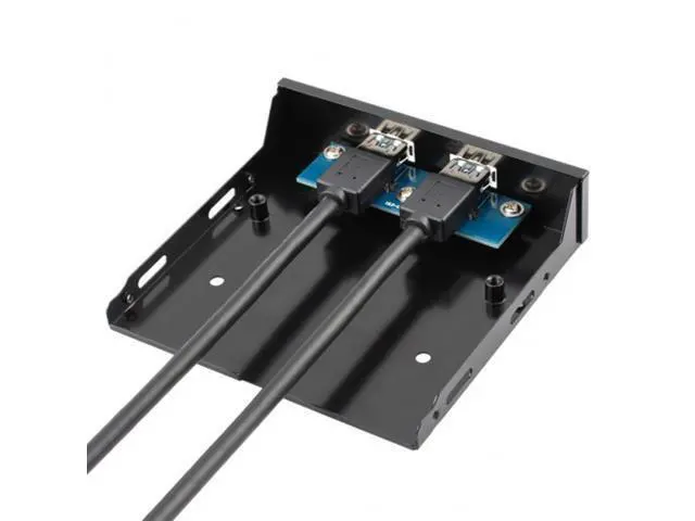 Alt view image 5 of 6 - USB 3.0 Dual Port Front Panel to Motherboard 20Pin Connector Cable for PC 3.5" Floppy Bay U3-045
