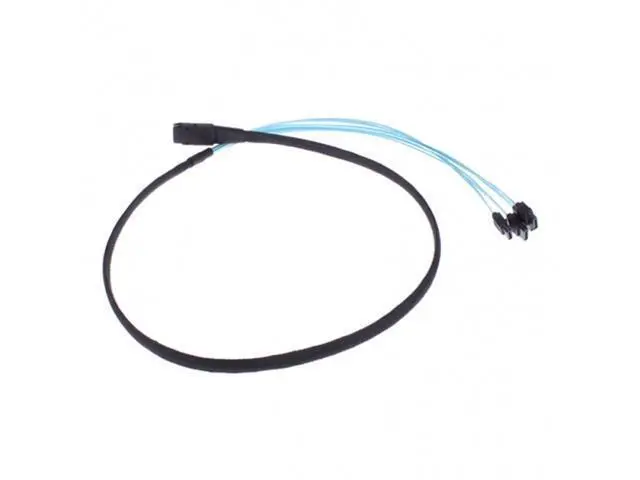 Alt view image 4 of 7 - 50CM Internal Mini SAS SFF-8087 Host to 4 SATA 7pin Target Hard Disk 6Gbps Data Server Raid Cable