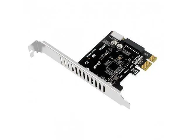 Alt view image 2 of 7 - HKCY UC-039 5Gbps Type-E USB 3.1 Front Panel SocketUSB 2.0 to PCI-E 1X Express Card VL805 Adapter for Motherboard