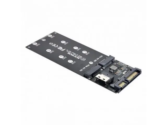 Alt view image 2 of 7 - SFF-8654 to U2 Kit NGFF M-Key to Slimline SAS NVME PCIe SSD SATA Adapter for Mainboard