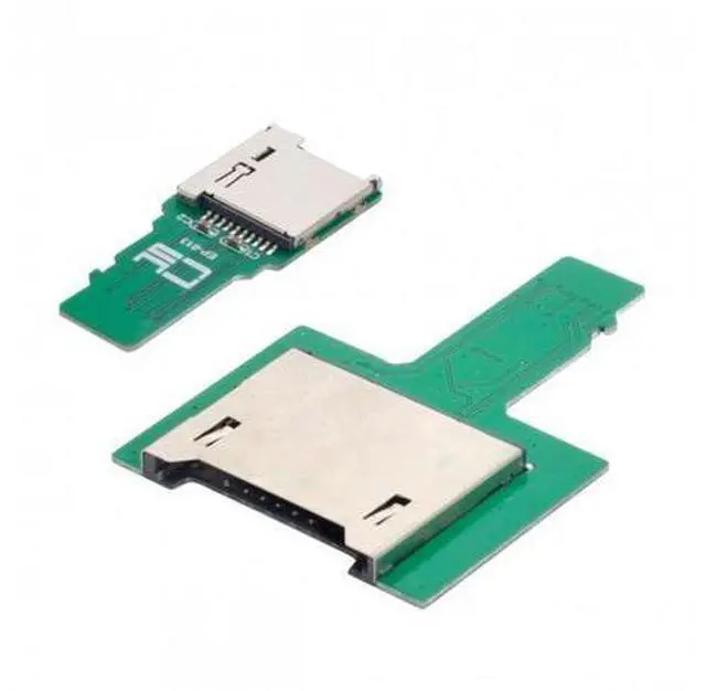 Alt view image 2 of 7 - SM 2pcs TF Micro SD Male Extender to SD Card Female Extension Adapter PCBA SD/SDHC/SDXC UHS-III UHS-3 UHS-2