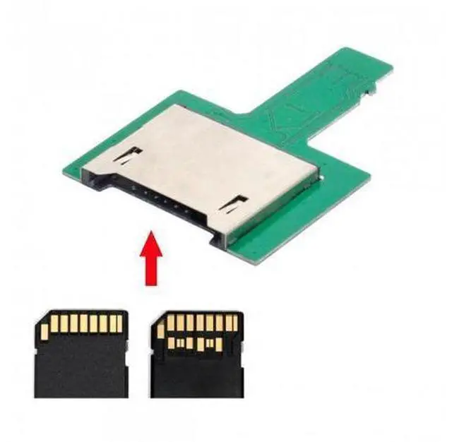 Alt view image 6 of 7 - SM 2pcs TF Micro SD Male Extender to SD Card Female Extension Adapter PCBA SD/SDHC/SDXC UHS-III UHS-3 UHS-2