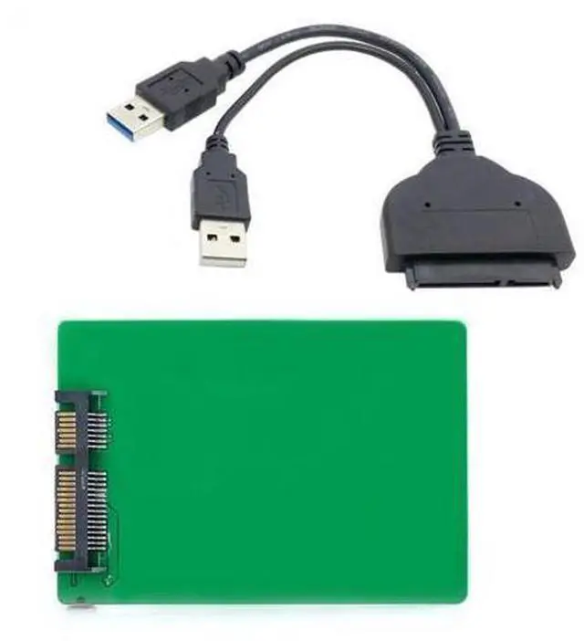 Alt view image 5 of 7 - SM USB 3.0 to SATA 22pin 2.5" Hard Disk to WD5000MPCK SFF-8784 SATA Express SSD Adapter