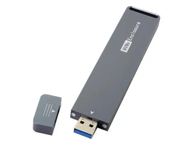 Alt view image 4 of 7 - SM USB 3.0 to NVME M-key M.2 NGFF SSD External PCBA Conveter Adapter RTL9210 Chipset with Case