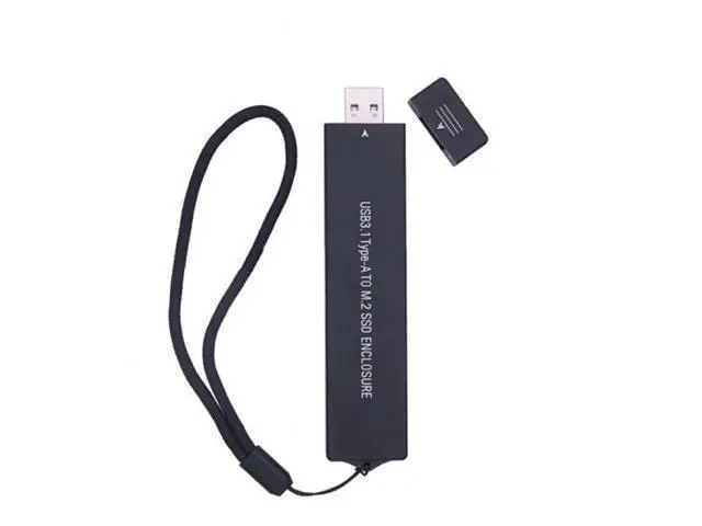 Alt view image 6 of 7 - HKCY U3-057 USB 3.0 to NVME M-key M.2 NGFF SATA SSD External PCBA Case Conveter Adapter RTL9210B Chipset