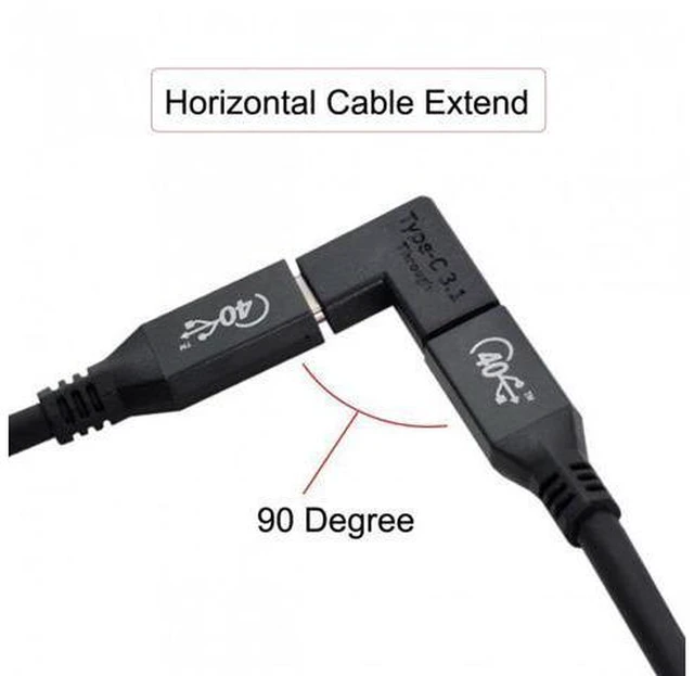 Alt view image 6 of 7 - HKCY UC-077 3pcs/lot USB 3.1 Type C Male Female to USB-C Female Power Data 10Gbps Adapter for NS SwitchPhone