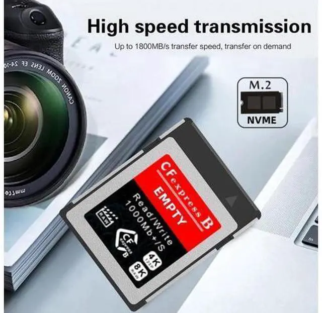Alt view image 6 of 7 - CFexpress Type-B to NVME 2230 Memory Card Kit Case CFE CFB NGFF M-key Adapter Compatible with XS Camera 8K RAW PCIe Expansion