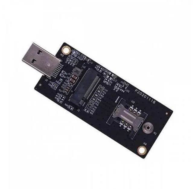 Main image of NGFF M.2 Key-B WWAN to USB 3.0 Adapter Riser Card w SIM Slot For 3G/4G/5G LTE Wireless Module Modem Card