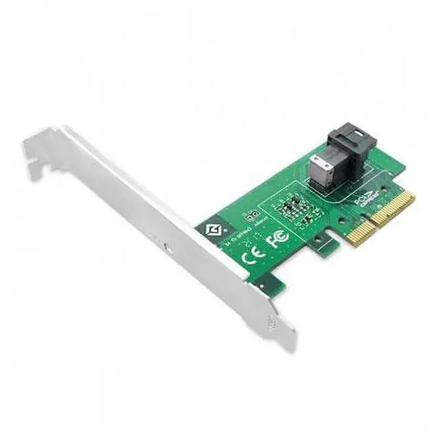 Alt view image 3 of 7 - HKCY SF-024 PCI-E 4X to U.2 U2 Kit SFF-8639 NVME PCIe SSD Adapter for Mainboard SSD 750 p3600 p3700 M.2 SFF-8643